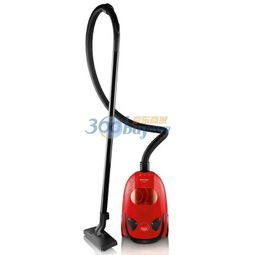 飛利浦FC8198/01 中國紅無塵袋吸塵器 便攜設計與高效清潔的融合